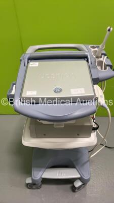 GE Voluson i Portable Ultrasound Scanner *S/N B02551* **Mfd 03/2010** Software Version 8.1.36.893 with 1 x Transducer / Probe (E8C-RS Ref 5318734 *Mfd 06/2010* - Mark to Head - See Photo) Sony UP-D897 Digital Graphic Printer and Sony DVO-100MD DVD Recorde - 7