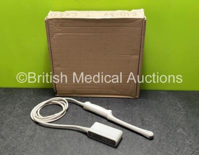 Philips C10-3v Ultrasound Transducer / Probe in Box (Untested, Marks to Head - See Photos)