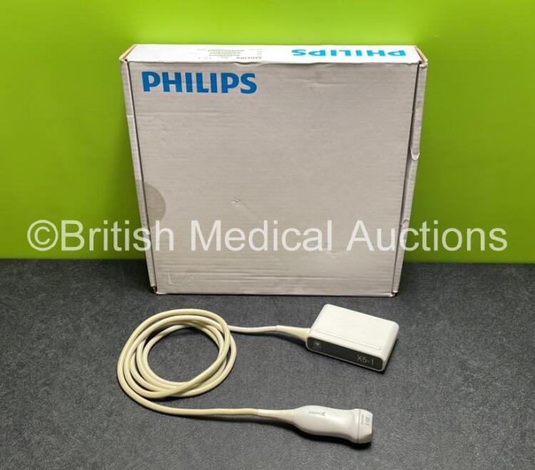 Philips X5-1 X-Matrix Ultrasound Transducer / Probe in Box (Untested)