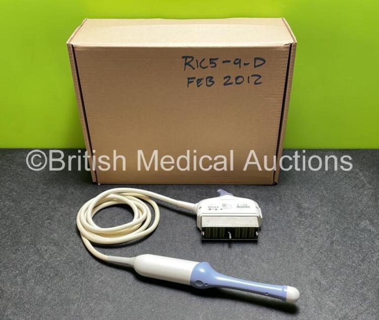 GE RIC5-9-D Ultrasound Probe/Transducer *Mfd 2012* (Untested)