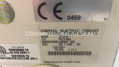 GE AMX 4 Plus IEC Mobile X-Ray System Model No 2275938 (Powers Up with Key - Key Included) *S/N 969795WK4* **Mfd 01/2004** - 6