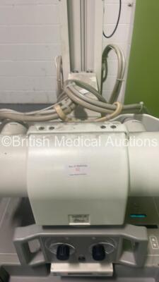 GE AMX 4 Plus IEC Mobile X-Ray System Model No 2275938 - Some Casing Damage - See Photo (Powers Up with Key - Key Included) *S/N 1006663WK7* **Mfd 02/2006** - 6