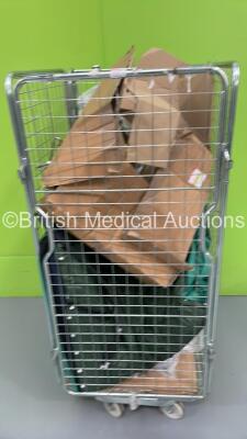 Mixed Cage Including Stand Base Unit, Drip Stands and Inflatable Mattress