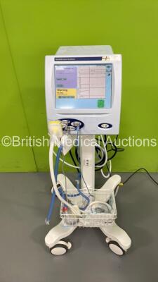 SLE5000 Infant Ventilator HFO TTV Plus Model G Software Version 5.0 on Stand with Hoses (Powers Up) *S/N 52438* **Mfd 2008*