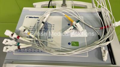 Mortara ELI 280 ECG Machine on Stand with 10 Lead ECG Leads (Powers Up) *S/N 120510001214* - 3