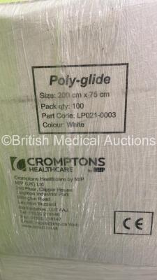 Large Quantity of Cromptons Poly-guide Flat Slide Sheets - 4