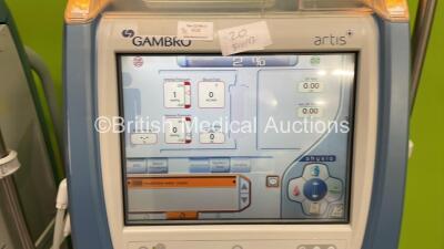 2 x Gambro Artis Dialysis Machines Running Hours 45487 / 43534 (Both Power Up) - 2