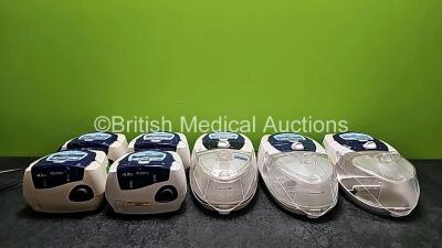 Job Lot Including 2 x ResMed Escape S8 and 5 x ResMed Escape II S8 EPR with 3 x ResMed H4i Humidifier Chambers (All Power Up) *SN 20100135740 / 20080255084 / 20101542480 / 20070973033 / 20091537316 / 20091537222 / 20101620887*