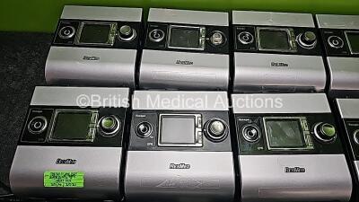 15 x ResMed S9 Escape EPR CPAP Units with 6 x Power Supplies (All Power Up, 1 x Missing Dial and Damaged Casing - See Photos) * SN 22151931164 / 22151750360 / 22151803520 / 22161558202 / 23132013318 / 22171859115 / 22161424277 / 22151750342 / 23122291473 - 3