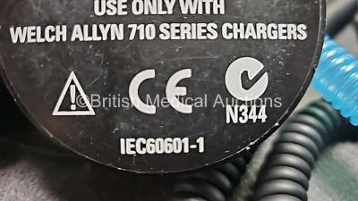 Mixed Lot Including 1 x Gabler PSE-500 Suction Pump (Powers Up), 3 x CRY-AC-3 Canisters (1 x Damaged - See Photo), 2 x Masimo SET SSI Visi-3 Units, 1 x Huntleigh Mini Dopplex (Missing Battery Cover - See Photo), 1 x Nellcor OxiMax N-65, 3 x Welch Allyn Su - 16