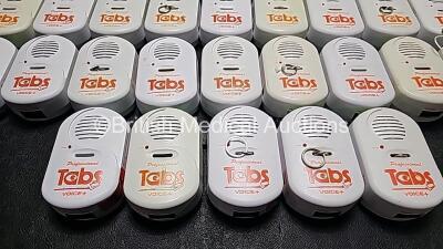 45 x Professional Tabs Voice+ Fall Prevention Monitors (All Damaged, Missing Battery Covers - See Photos) - 7