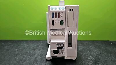 GE Datex Ohmeda Type F-CM1-05 Patient Monitor (Powers Up) 1 x GE E- CAiO-00 Gas Module with D-fend Water Trap and 1 x GE Type E-PRESTN-00 Module with ECG, SpO2, T1, T2, P1, P2 and NIBP Options - 10