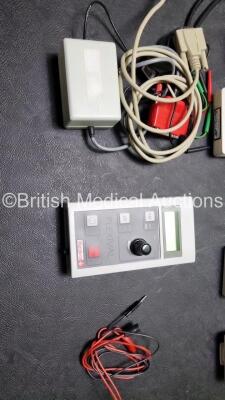 Job Lot Including 1 x B.Braun Stimuplex HNS 12 Unit, 2 x RDG NL 500 Nerve Locators, 1 x Neurotech NT200 Plus / NT2000 Until, 1 x Omega AD128 Analog / Digital Data Logger and 1 x Medical Pleival Nerve Stimulator - 4