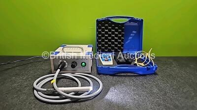 Mixed Lot Including 1 x Ecolite Sapimed Light Generator with 1 x Fibre Light Lead and 1 x Power Supply (Powers Up) and 1 x Stihler Electronic Astodia Unit in Case (Loose Casing and Damaged Connector - See Photos) *SNDA04211 / 94/13UK*