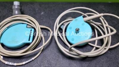 Job Lot Including 3 x Nautilus US Fetal Ultrasound Transducers, 1 x Nautilus toco Fetal Ultrasound Transducers and 1 x Unknown Ultrasound Transducer - 4