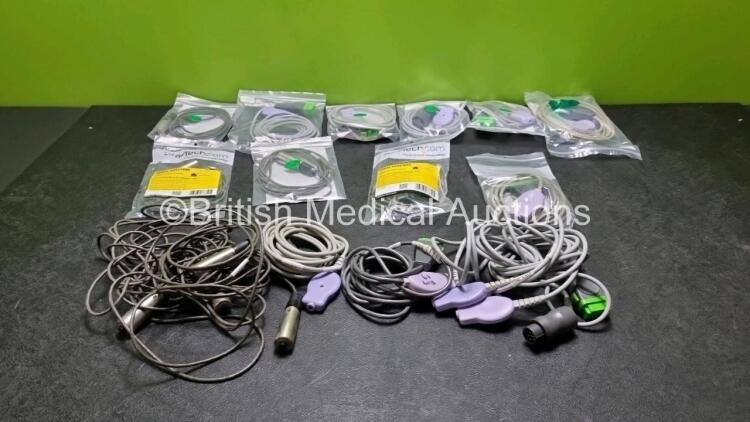 Job Lot of Various Patient Monitoring Cables