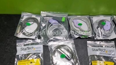 Job Lot of Various Patient Monitoring Cables - 2