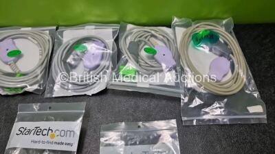 Job Lot of Various Patient Monitoring Cables - 3