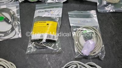 Job Lot of Various Patient Monitoring Cables - 4