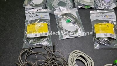 Job Lot of Various Patient Monitoring Cables - 5