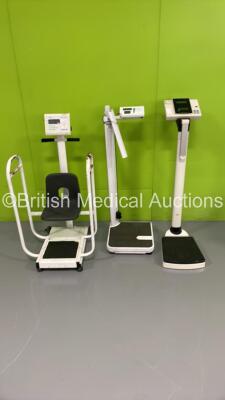 1 x Seca Stand on Scales, 1 x Marsden Stand on Scales and 1 x Marsden Sit on Scales