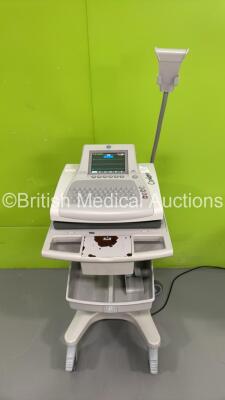 GE MAC 3500 ECG Machine on Stand (Powers Up)