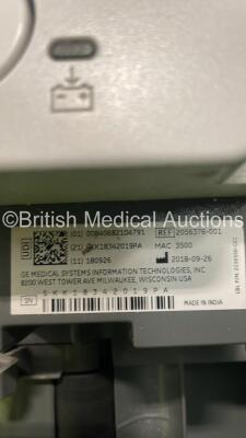 GE MAC 3500 ECG Machine on Stand (Powers Up) - 5