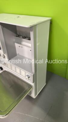 Datex-Ohmeda Aestiva/5 Wall Mounted Induction Anaesthesia Machine with Hoses **Stock Photo Used** - 4