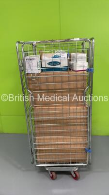 Cage of Mixed Consumables Including i-gel Supraglottic Airways, Face Masks and Scissors (Cage Not Included - Out of Date)