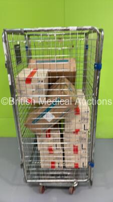 Cage of Mixed Consumables Including Nitrile Gloves and Face Masks (Cage Not Included - Out of Date)