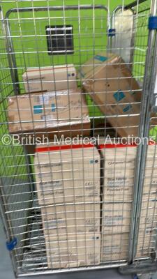 Cage of Mixed Consumables Including Nitrile Gloves and Face Masks (Cage Not Included - Out of Date) - 2