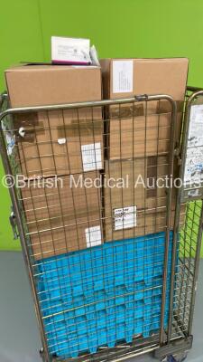 Cage of Mixed Consumables Including ProBreathe Endotracheal Tubes, Pennine Suction Catheters and SARS SureScreen COV-2 Antigen Rapid Test Kits (Cage Not Included - Out of Date) - 2