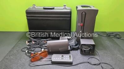Lumenis Selecta II Ref 0640-940-05 SLT Laser with Lumenis Selecta II Ref 0636-400-01 Laser Aperture, Footswitch and Safety Glasses (Powers Up with Stock Key Stock Key Not Included) *cage*