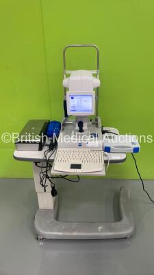 Zeiss IOLMaster 500 Ref 1692-983 Version 7.5.3.0084 on Motorized Table with Testeye, Keyboard and Printer (Powers Up) *S/N 1105020* **Mfd 08/2013*