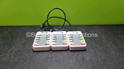 3 x Corpuls Test / Shock Boxes (All Power Up with Stock Battery, Stock Battery Not Included, All Missing Battery Cover) *SN 1800739 / 20137731 / 18008323*