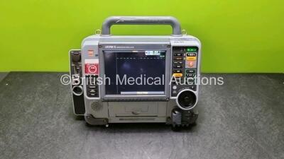 Medtronic Physio-Control Lifepak 15 12-Lead Monitor / Defibrillator *Mfd - 2009* Ref - 99577-000025, P/N - V15-2-000030, Software Version - 3306808-007 Including Pacer, CO2, SpO2, NIBP, ECG and Printer Options with 2 x Batteries (Powers Up) *SN 38156789*