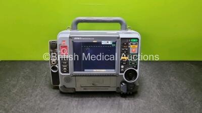 Medtronic Physio-Control Lifepak 15 12-Lead Monitor / Defibrillator *Mfd - 2009* Ref - 99577-000025, P/N - V15-2-000030, Software Version - 3306808-007 Including Pacer, CO2, SpO2, NIBP, ECG and Printer Options with 2 x Batteries (Powers Up) *SN 38153878*