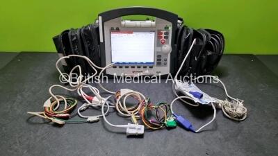 GS Corpuls3 Slim Defibrillator Ref : 04301 (Powers Up) with Corpuls Patient Box Ref : 04200 (Powers Up) with Pacer, Oximetry, ECG-D, ECG-M, CO2, CPR, NIBP and Printer Options, 4 and 6 Lead ECG Leads, SPO2 Finger Sensor, Hose, Paddle Lead, CO2 Cable, 3 x B