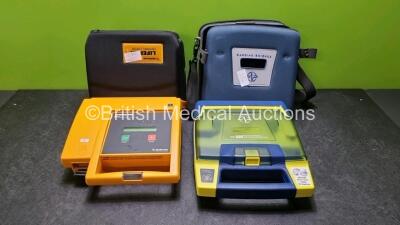 Job Lot Including 1 x Medtronic Physio Control Lifepak 500 Biphasic Automated External Defibrillator in Carry Case (No Power) and 1 x Cardiac Science Powerheart AED G3 Automated External Defibrillator (Powers Up with Stock Battery Stock Battery Not Includ