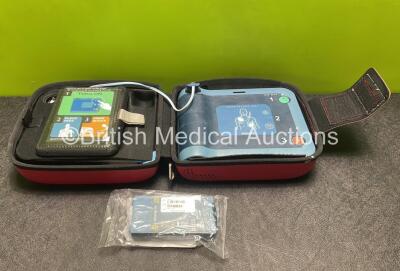 Philips Heartstart FRx Defibrillator (Powers Up) with 2 x Batteries *Install Before 2025 / 2027* and 1 x Smart Pad II Electrodes Pack *In Date* in Carry Case