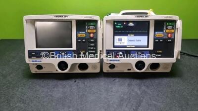 Job Lot Including 1 x Medtronic Lifepak 20e Defibrillator / Monitor (No Power, Damaged and Loose Casing - See Photo) Including Pacer, ECG, Printer Options and 1 x Medtronic Lifepak 20e Defibrillator / Monitor (Powers Up) , Damaged and Loose Casing - See P - 4