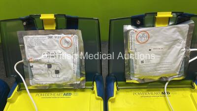 Job Lot Including 1 x Cardiac Science Powerheart AED G3 Pro Automated External Defibrillator and 3 x Cardiac Science Powerheart AED G3 Automated External Defibrillators with 4 x Batteries and 4 x Electrode Packs (All Expired) in Carry Cases (All Power Up) - 7