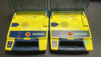 4 x Cardiac Science Powerheart AED G3 Automated External Defibrillators with 4 x Batteries in Carry Cases (All Power Up) - 2