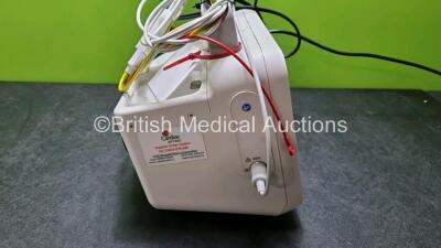 Philips Efficia DFM100 Defibrillator *Mfd - 2018* (Powers Up) Including ECG and Printer Options with 1 x Paddle Lead and 1 x 3 Lead ECG Lead - 4