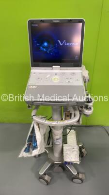 Toshiba Viamo SSA-640A Portable Ultrasound Scanner *S/N E1D1022477* **Mfd 02/2010** Software Version 3.0.500 with Power Supply (Powers Up)