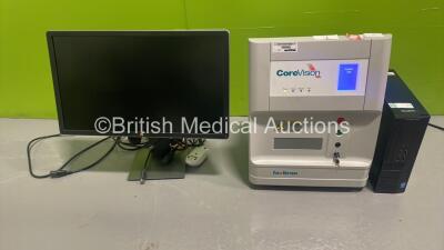 Faxitron CoreVision 5x10 Digital Specimen Radiography System with PC, Monitor and Keyboard (Powers Up - HDD Removed from PC Unit) *S/N 20499* **Mfd 02/2017** **IR401***