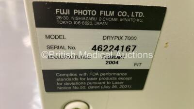 Fujifilm DryPix 7000 CR Reader (Powers Up) *S/N 46224167* **Mfd 02/2004** - 5