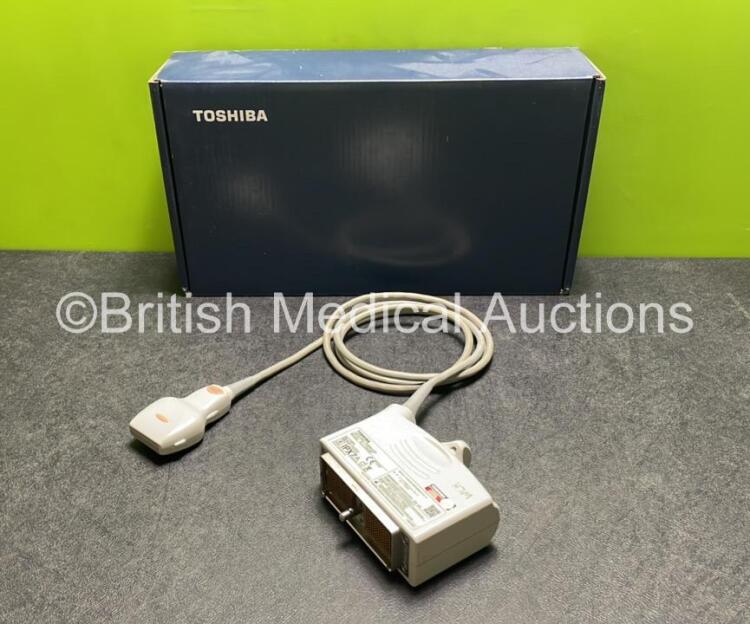 Toshiba PLT-704SBT 11L4 Linear Array Ultrasound Transducer / Probe *Mfd 2013* in Case (Untested)