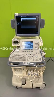 GE Logiq 9 Ultrasound Scanner Model 5177000-2 *S/N 93474US5* **Mfd 04/2008** Software Version R7.0.5 with 5 x Transducers / Probes ( i12L Ref 2264882 *Mfd 01/2008* / M12L Ref 2294512 *Mfd 12/2006* Cable Damaged - See Photo / 4C Ref 24013659 *Mfd 04/2011*