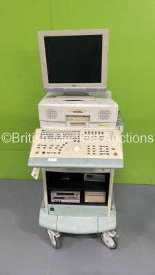 Esaote BioMedical Ultrasound Scanner *S/N 001354* with Sony UP-895CE Video Graphic Printer and Sony DSR-20MDP Digital Video Cassette Recorder (No Power)